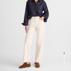 Madewell The Perfect Vintage Wide-Leg Crop Jean in Vintage Canvas